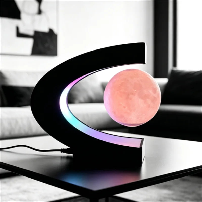 3D Print Moon Lamp Magnetic Levitating Floating Moon Lamp Electronic Antigravity Lamp Office Home Decoration Farty Favor