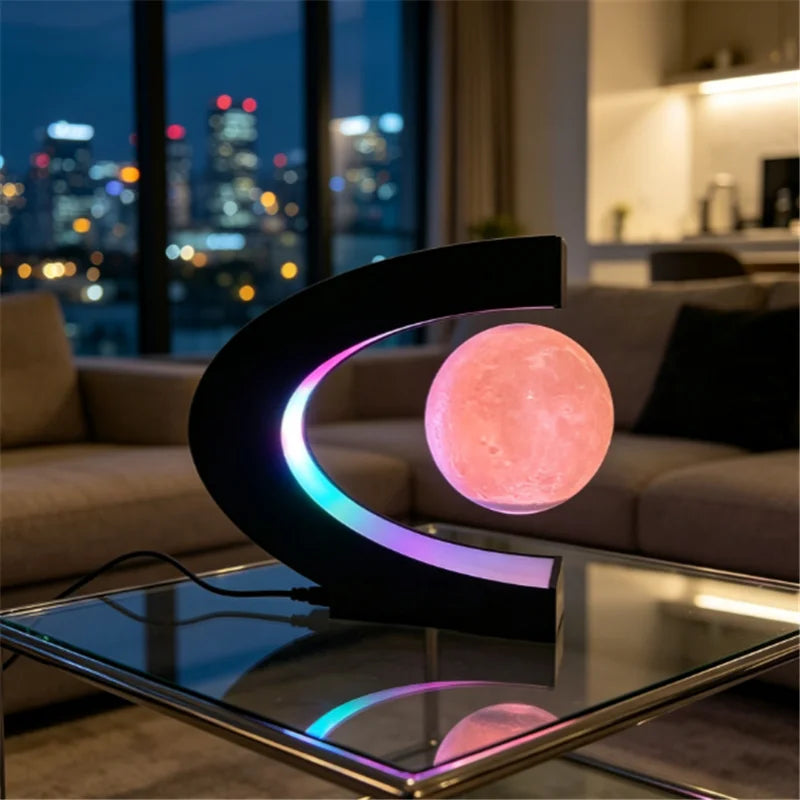3D Print Moon Lamp Magnetic Levitating Floating Moon Lamp Electronic Antigravity Lamp Office Home Decoration Farty Favor