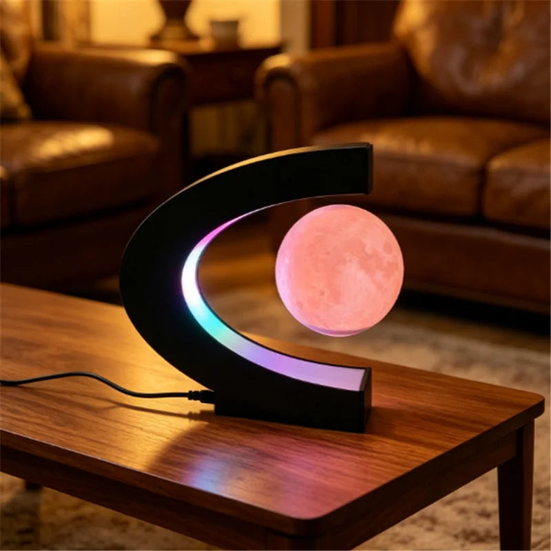 3D Print Moon Lamp Magnetic Levitating Floating Moon Lamp Electronic Antigravity Lamp Office Home Decoration Farty Favor