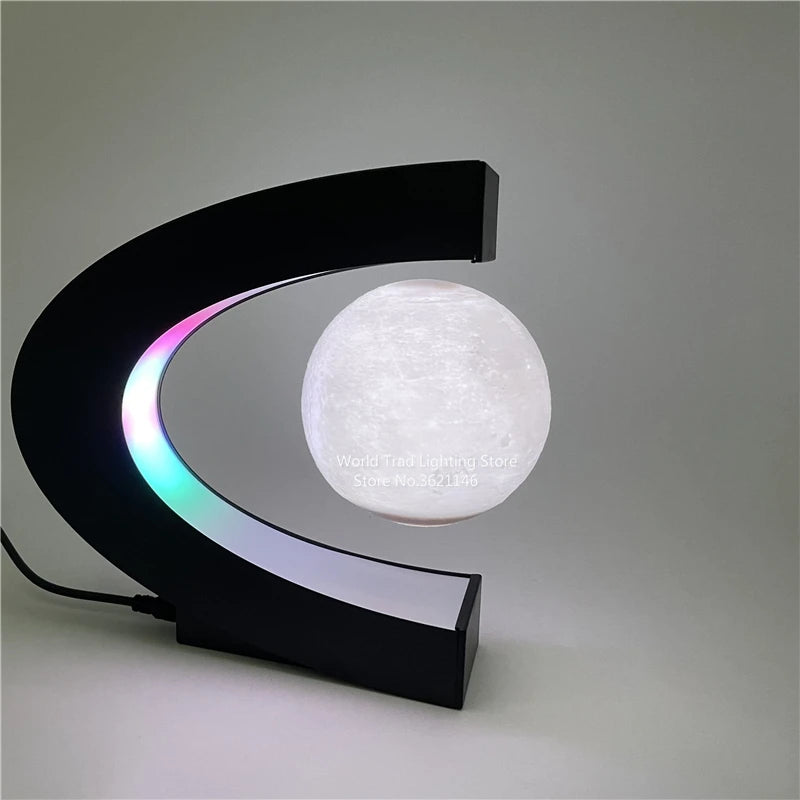 3D Print Moon Lamp Magnetic Levitating Floating Moon Lamp Electronic Antigravity Lamp Office Home Decoration Farty Favor