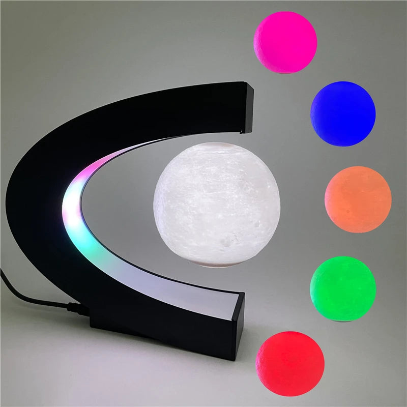 3D Print Moon Lamp Magnetic Levitating Floating Moon Lamp Electronic Antigravity Lamp Office Home Decoration Farty Favor